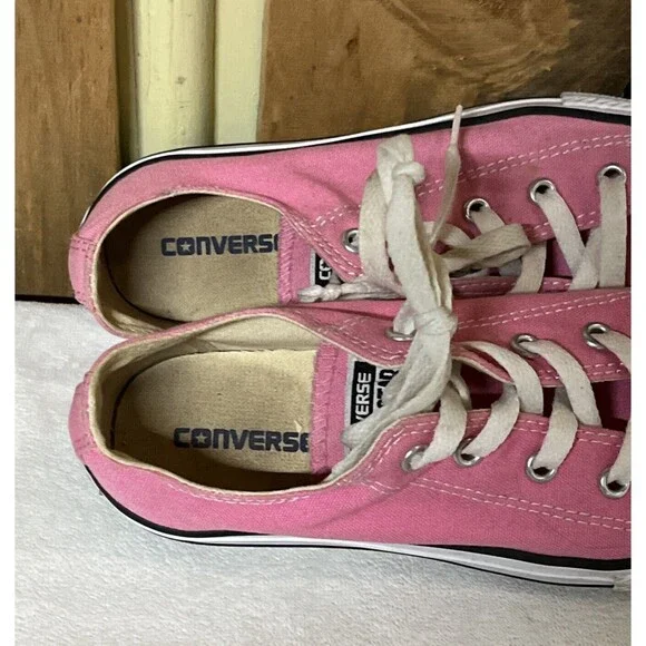 Converse Chuck Taylor All Star Pink Canvas Shoes Sneakers Youth Size US Size 3 - Picture 7 of 8